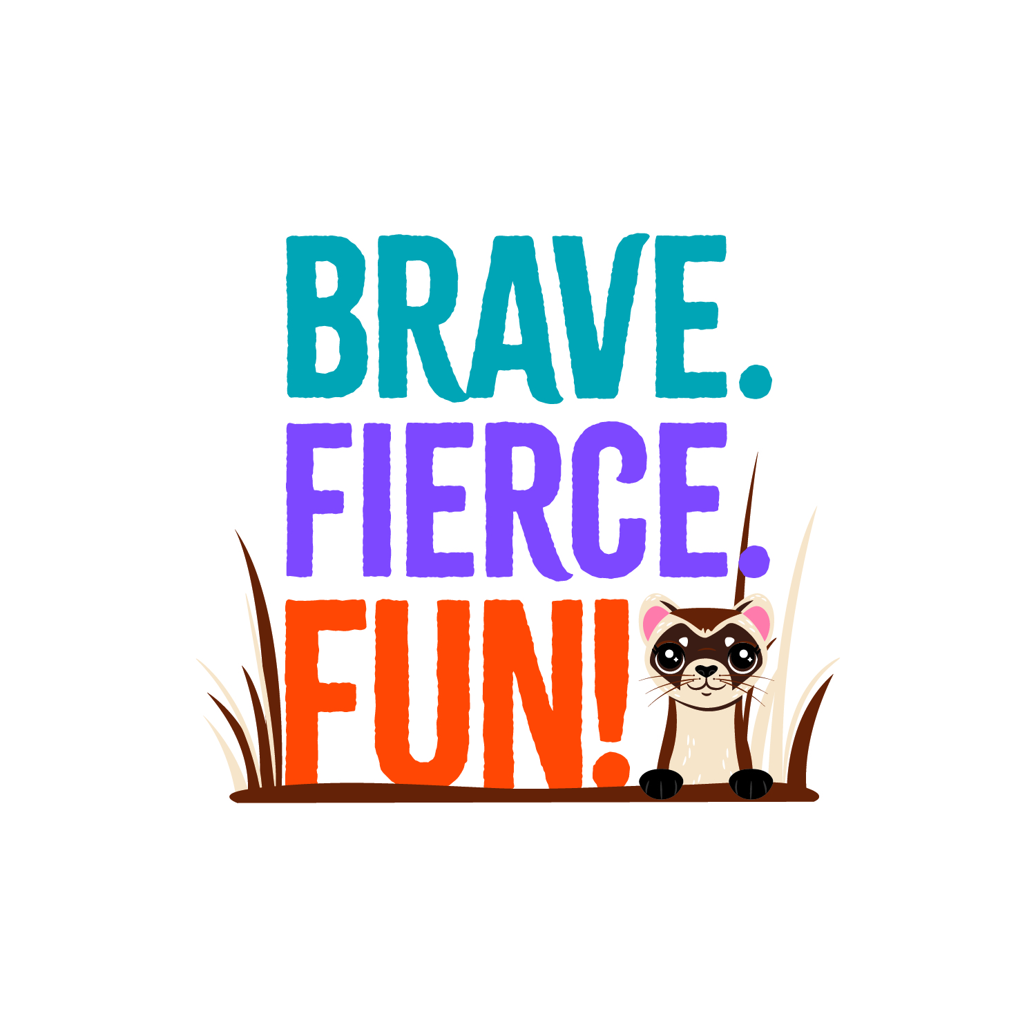 A graphic says embrace possibility, etched beneath an elephant in a grassy clearing!